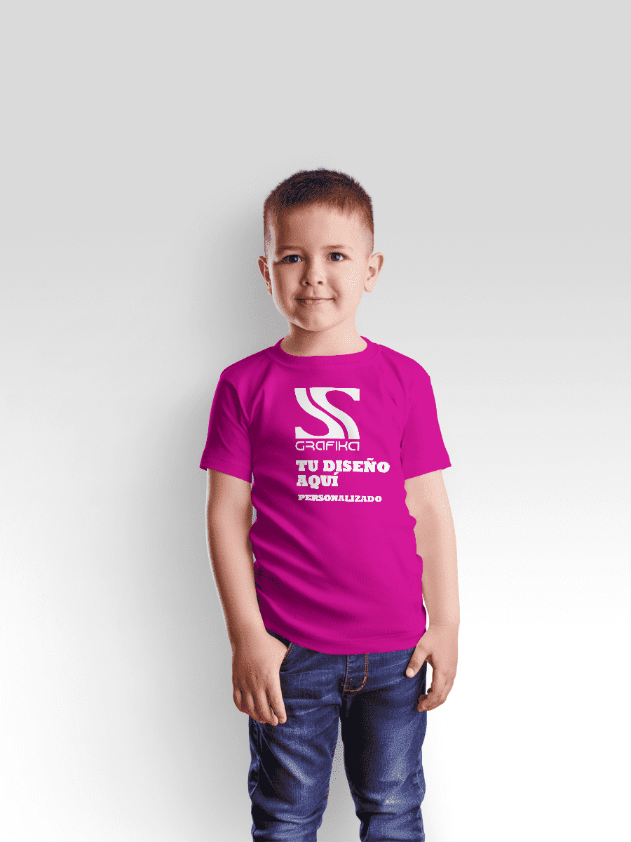 Poleras Niños Unisex Cuello Redondo Personalizadas5