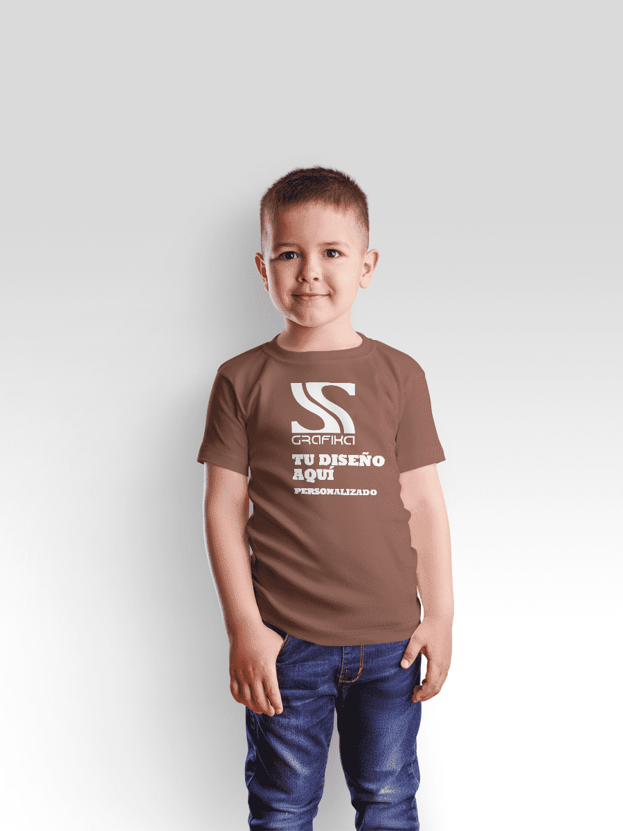 Poleras Niños Unisex Cuello Redondo Personalizadas7