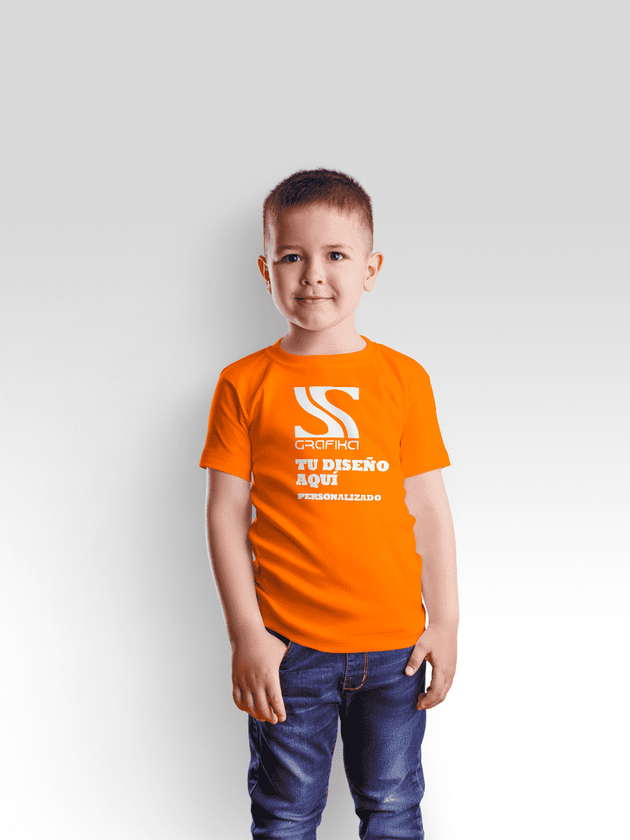 Poleras Niños Unisex Cuello Redondo Personalizadas8