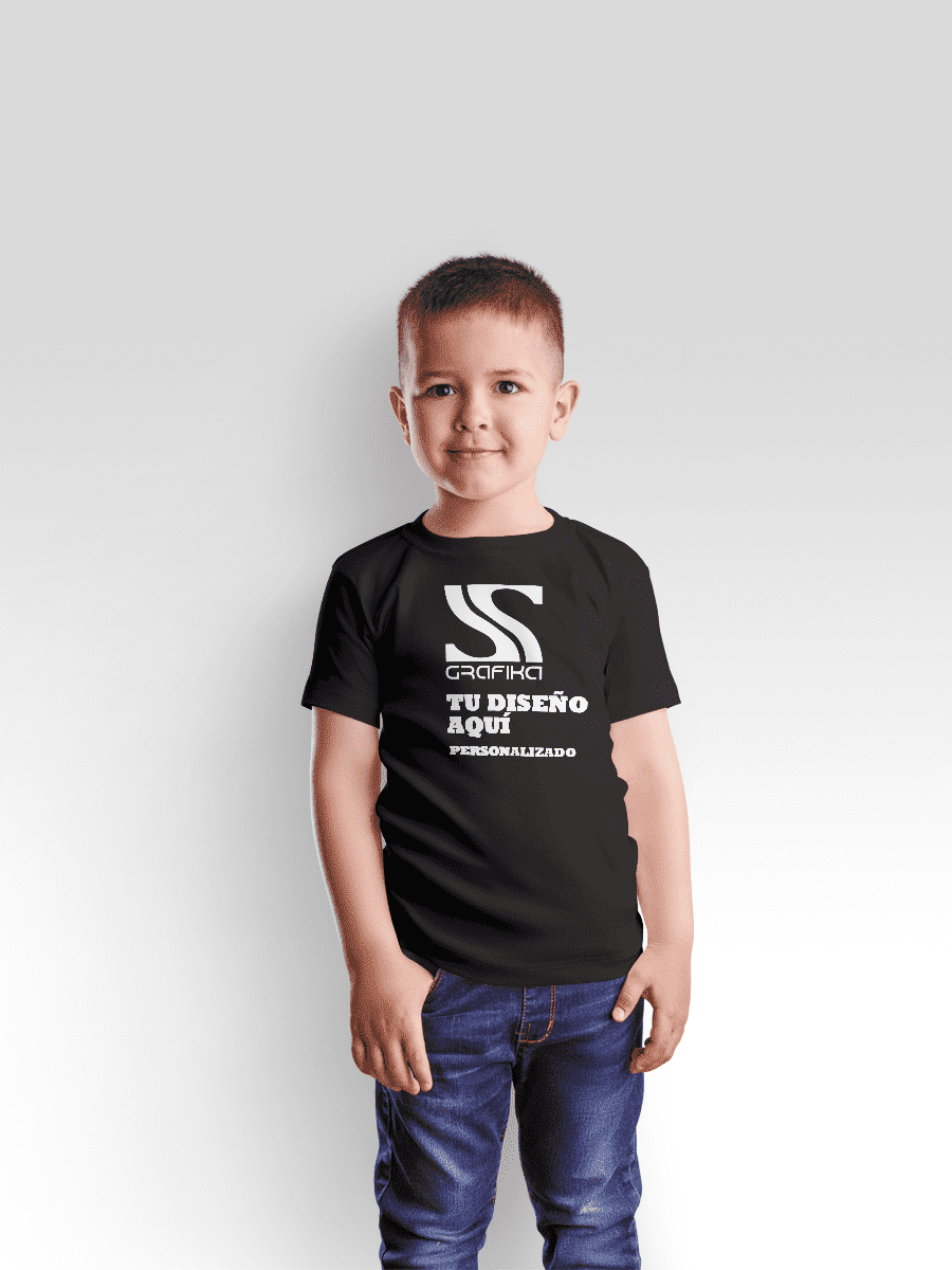 Poleras Niños Unisex Cuello Redondo Personalizadas9