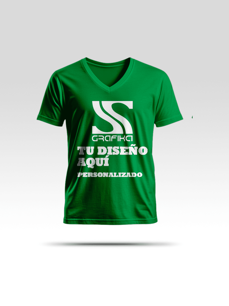 Polera Cuello V Unisex SSgrafika