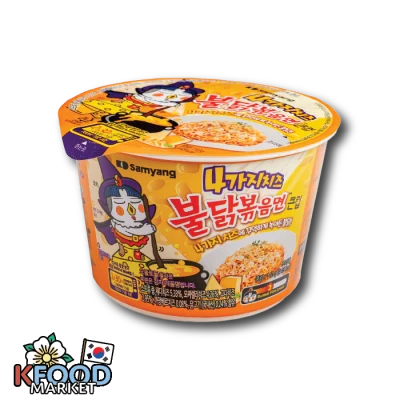 SAMYANG BULDAK 4 QUESOS CUP 110GR 3UN1