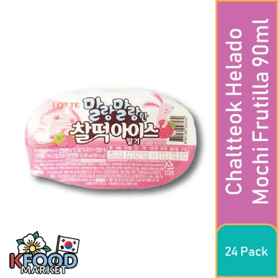 LOTTE CHALTTEOK ICE FRUTILLA 90ML 24UN2
