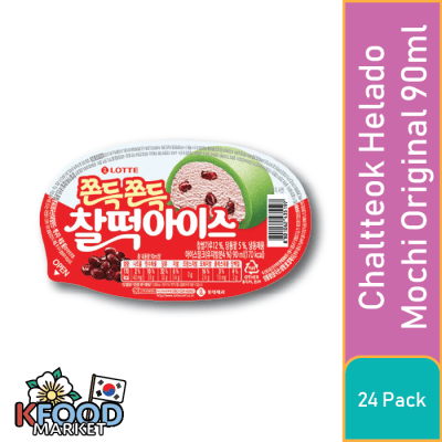 LOTTE CHALTTEOK ICE ORIGINAL 90ML 24UN1