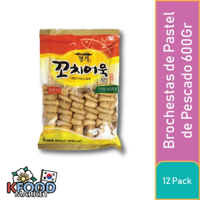 MYONG GA PASTEL DE PESCADO EN BROCHETA 800GR 12UN1