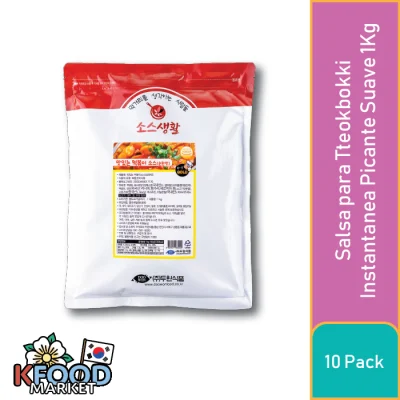 DOOWON FOOD SALSA TTEOKBOKKI INSTANTANEA PICANTE SUAVE 1KG 10UN2