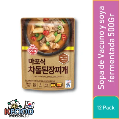 OTTOGI SOPA DE VACUNO Y SOYA FERMENTADA 500GR 12UN1