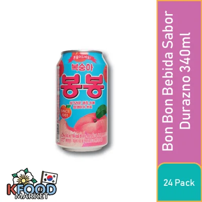 HAITAI BON BON DURAZNO 340ML 24UN1