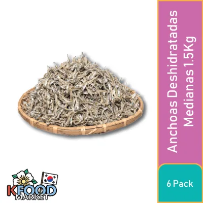 GRANEL ANCHOAS DESHIDRATADAS GAIRI(MEDIANAS) 1.5KG 6UN1