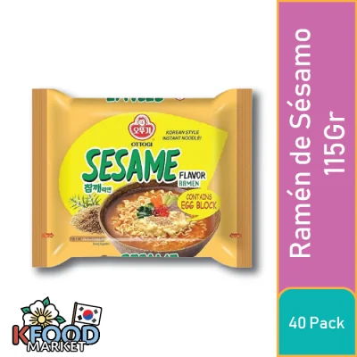 OTTOGI RAMEN DE SÉSAMO 115GR 40UN1