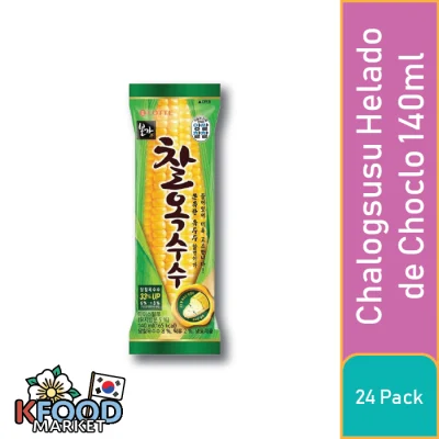 LOTTE CHALOGSUSU HELADO DE CHOCLO 140ML 24UN2