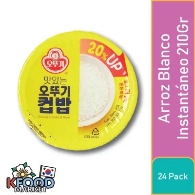 OTTOGI ARROZ BLANCO INSTANTANEO 210GR 24UN1