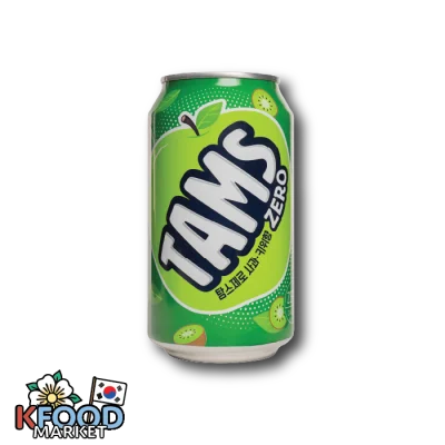 LOTTE TAMS ZERO MANZANA KIWI 355ML 6UN1