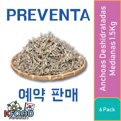 PREVENTA GRANEL ANCHOAS DESHIDRATADAS GAIRI(MEDIANAS) 1.5KG 6UN1