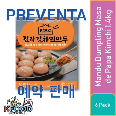 PREVENTA NARAE FOOD MANDU DUMPLING DE KIMCHI MASA DE PAPA 1.4KG 6UN1