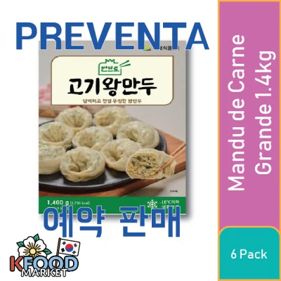 PREVENTA NARAE FOOD MANDU DE CARNE GRANDE 1.4KG 6UN1