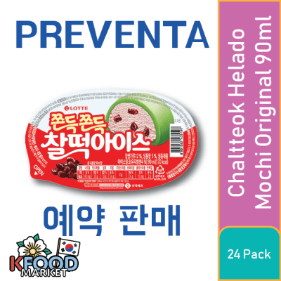 PREVENTA LOTTE CHALTTEOK ICE ORIGINAL 90ML 24UN1
