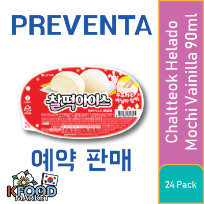 PREVENTA LOTTE CHALTTEOK ICE VAINILLA 90ML 24UN1