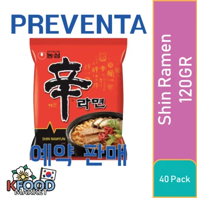 RESERVA NONGSHIM SHIN RAMEN BOLSA 120GR 40UN1