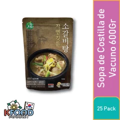 SUNBONG FOODS SOPA DE COSTILLA DE VACUNO 600GR 25UN