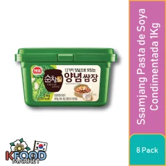 HAEPYO SSAMJANG PASTA DE SOYA CONDIMENTADA 1KG 8UN
