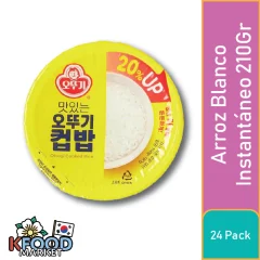 OTTOGI ARROZ BLANCO INSTANTANEO 210GR 24UN