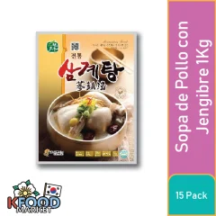 SUNBONG FOODS SOPA DE POLLO CON JENGIBRE 1KG 15UN