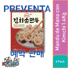 PREVENTA NARAE FOOD MANDU DE MANO DE KIMCHI 1.4KG 6UN
