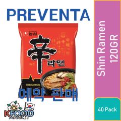 RESERVA NONGSHIM SHIN RAMEN BOLSA 120GR 40UN