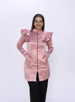 Jaleco Perola Rosa6