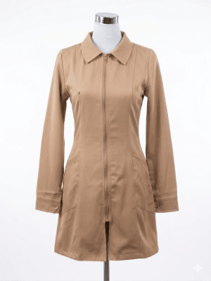 Jaleco Femenino Alessandra - Beige1