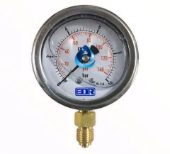 MANOMETRO GLICERINA 0-10 BAR EDR 63MM
