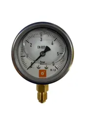 MANOMETRO GLICERINA 0-6 BAR GES 63MM