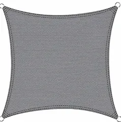 TOLDO VELA SOMBRA GRIS CUADRADA 3X3 99%