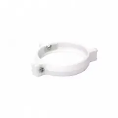 ABRAZADERA TUBO BAJADA 80MM BLANCO