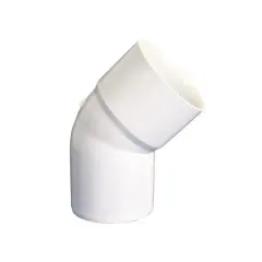 CODO CANALETA MACHO-HEMBRA BLANCO 75MMX45G