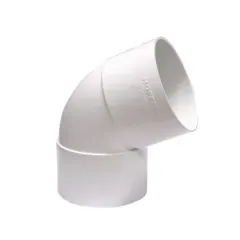 CODO CANALETA HEMBRA-HEMBRA BLANCO 75MMX65G