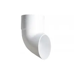 CODO CANALETA MACHO-HEMBRA BLANCO 80MMX65G