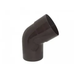 CODO CANALETA MACHO-HEMBRA MARRON 80MMX65G