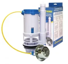 VALVULA DOBLE DESCARGA WC CON BOTON LATERAL