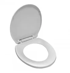 ASIENTO WC REDONDO BLANCO CIERRE SUAVE