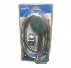 DUCHA ESTANDAR CON FLEXIBLE Y SOPORTE