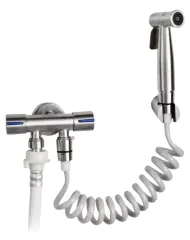 DUCHA BIDET ARABE KIT COMPLETO ACERO INOX