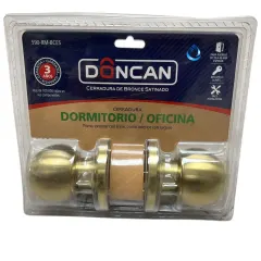 CERRADURA BRONCE SATINADO DORMITORIO 590 RM BCES