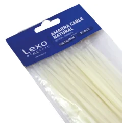 AMARRA BLANCA 4.8 X 500MM 100 UNIDADES