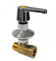 LLAVE DE GAS ENCIMERA CROMADA HI-HE 1/2
