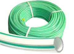 MANGUERA BICOLOR BLANCO/VERDE 3/4