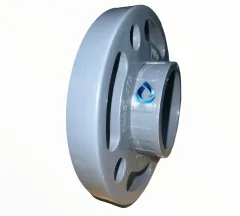 BRIDA CON MANGUITO 90MM PVC