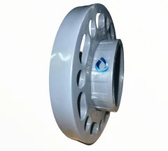 BRIDA CON MANGUITO 110MM PVC