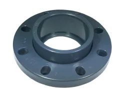 BRIDA CON MANGUITO 125MM PVC